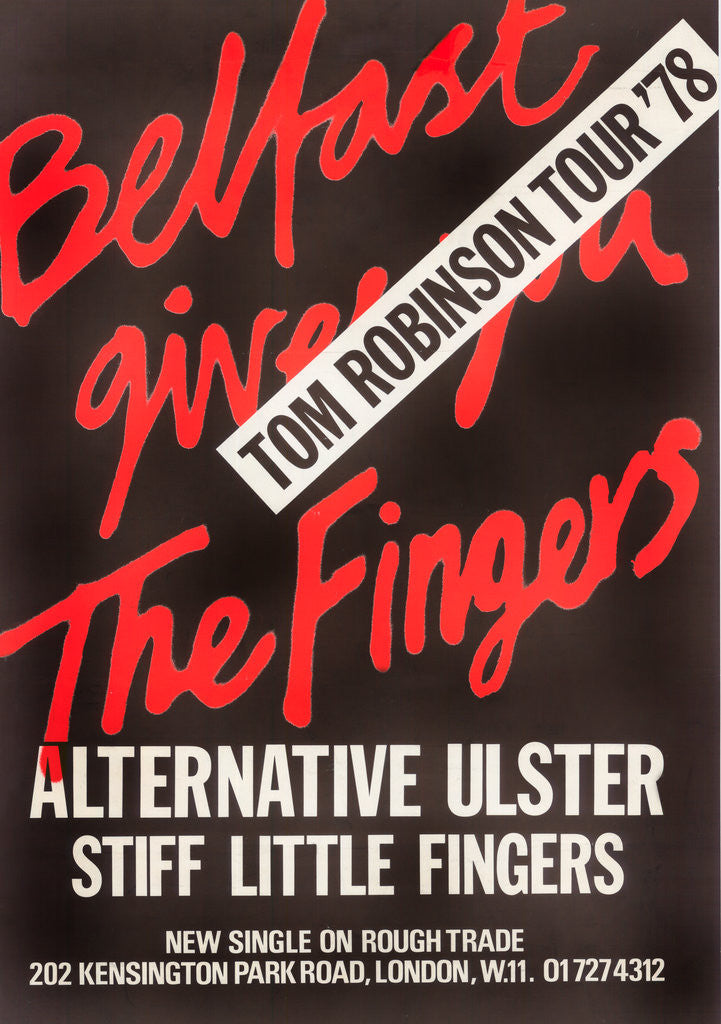 Detail of Stiff Little Fingers Poster by Rokpool
