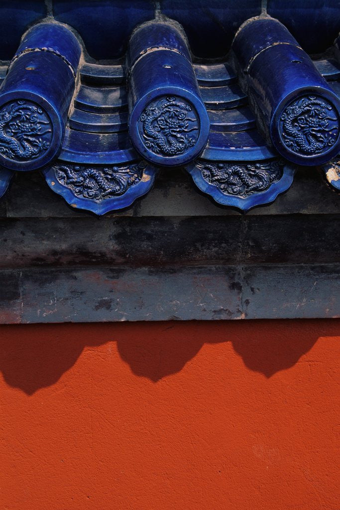 Detail of Roof Tiles in Forbidden City by Anonymous