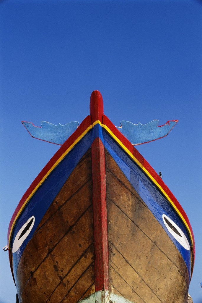 Detail of Decorated Boat Prow by Corbis