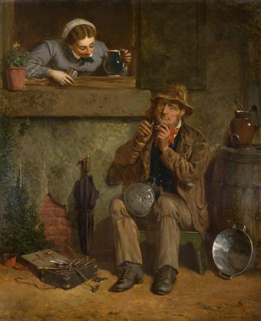 Detail of Creature Comforts, 1876 by James Stokeld