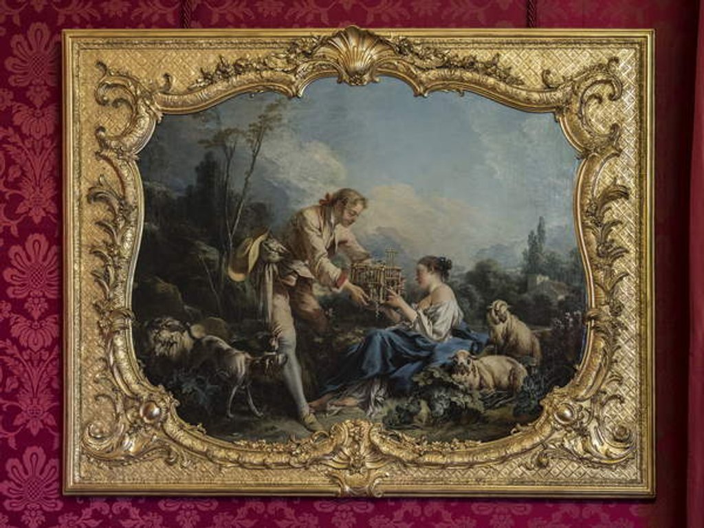 Detail of The complacent pastor or the cage by Anonymous