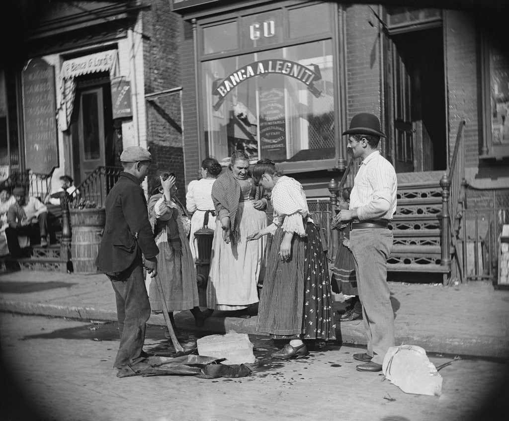 Detail of Customers Waiting by Anonymous