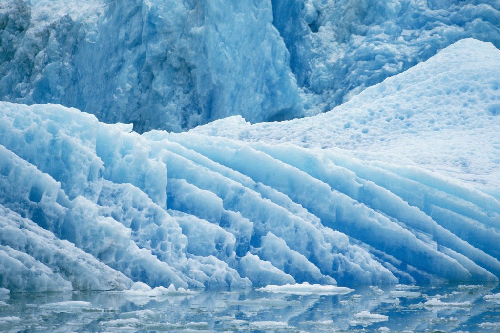 Detail of Closeup of Large Iceberg by Corbis