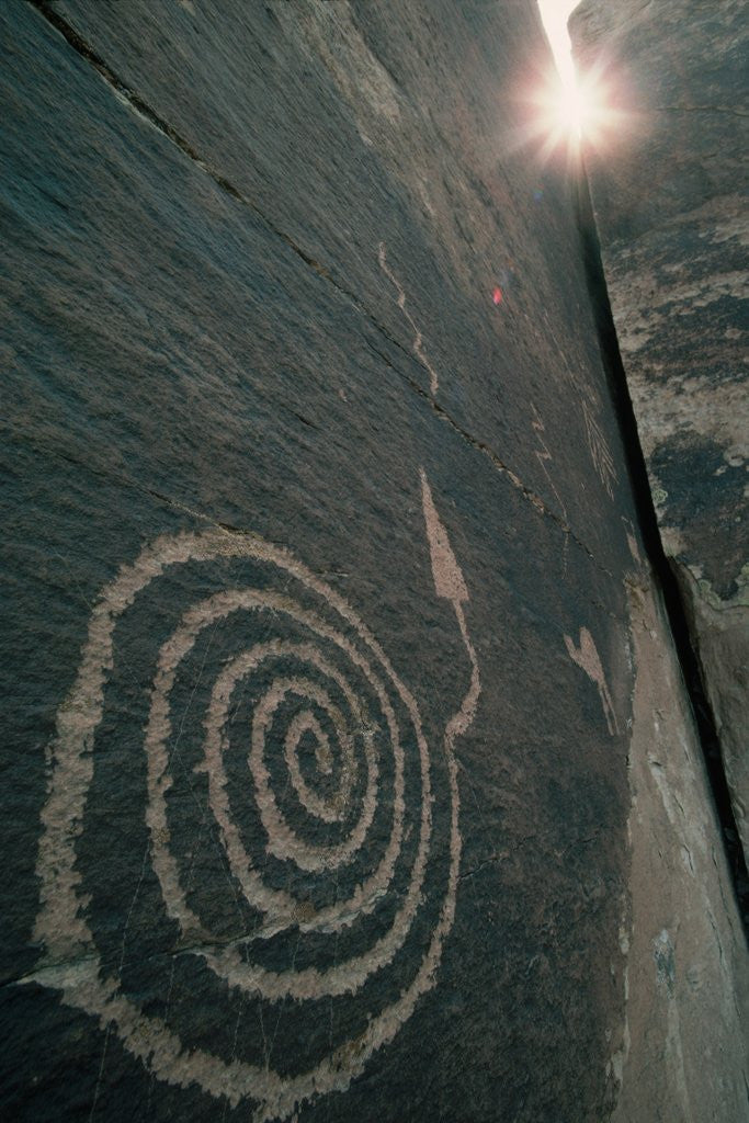 Detail of Indian Petroglyphs by Anonymous