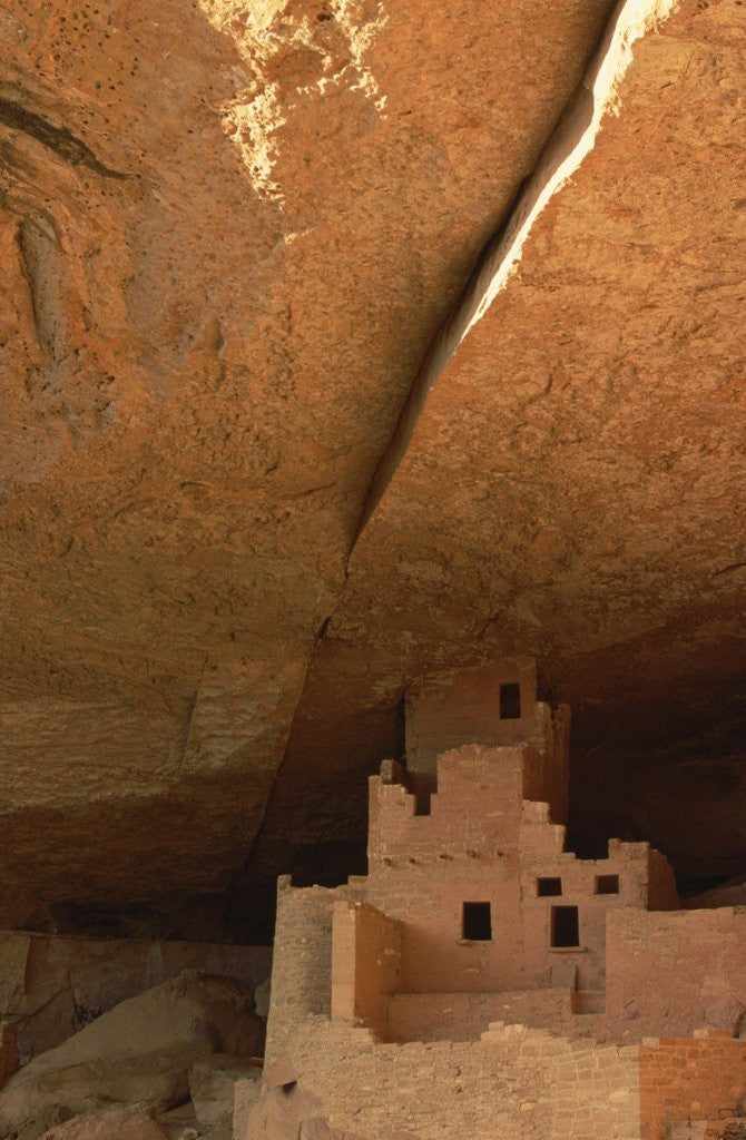 Detail of Cliff and Cliff Palace by Anonymous