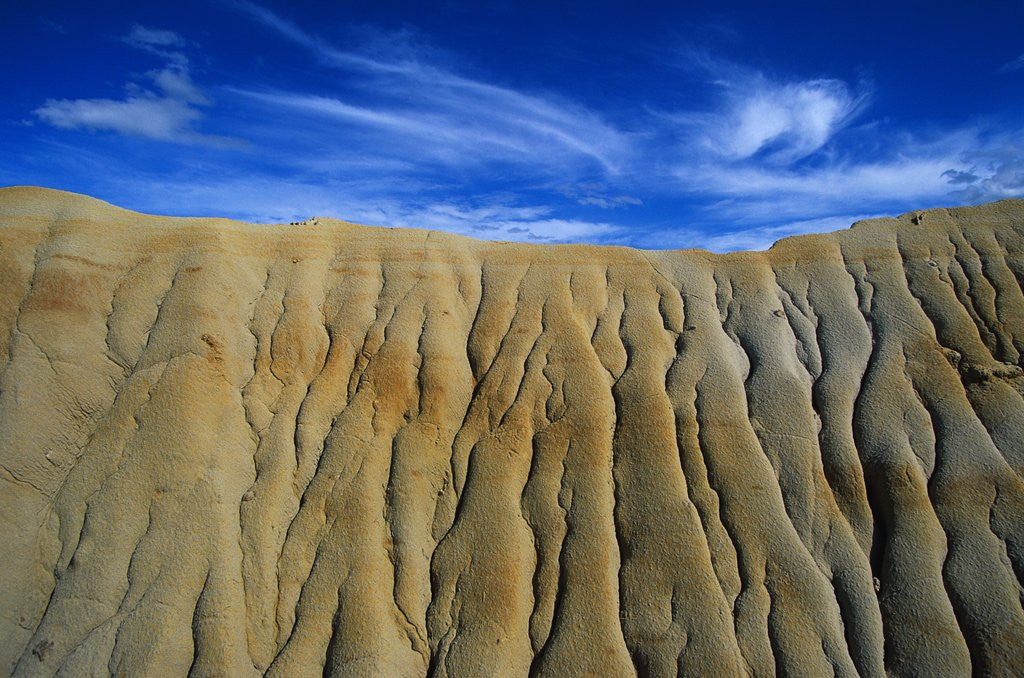 Detail of Rock Wall in Badlands by Corbis