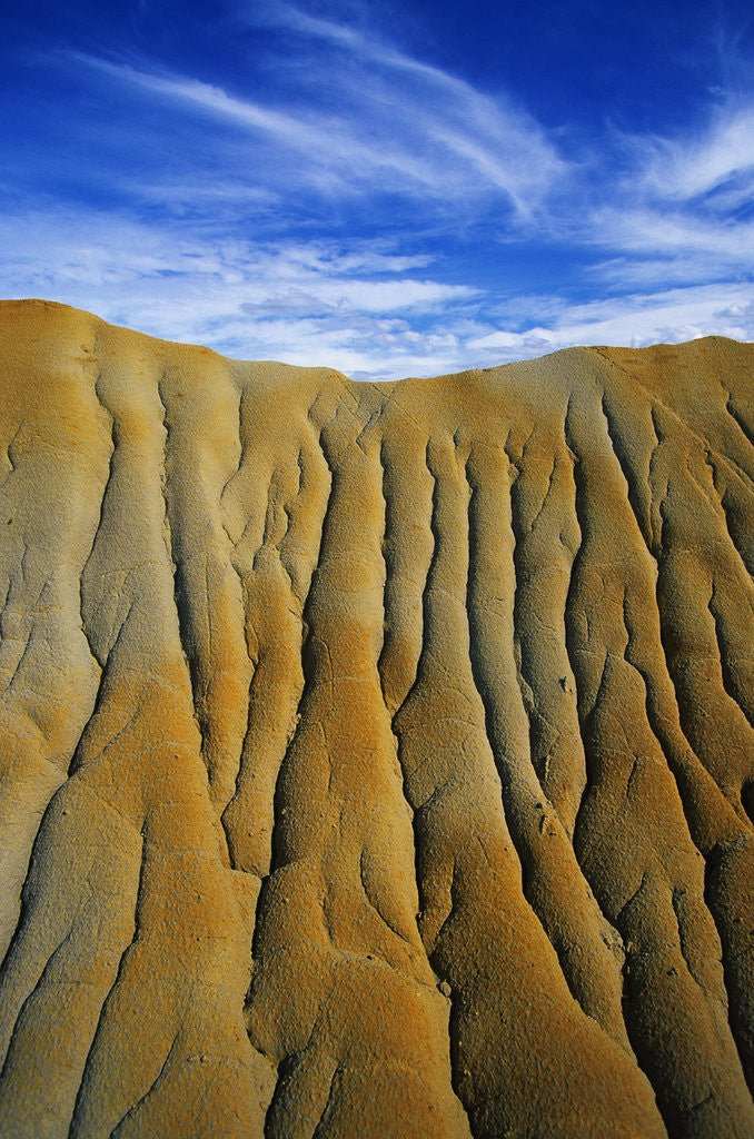 Detail of Rock Wall in Badlands by Anonymous