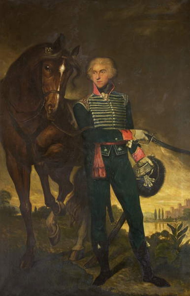 Detail of Colonel Sir John Fleming Leicester, Bt by James Northcote