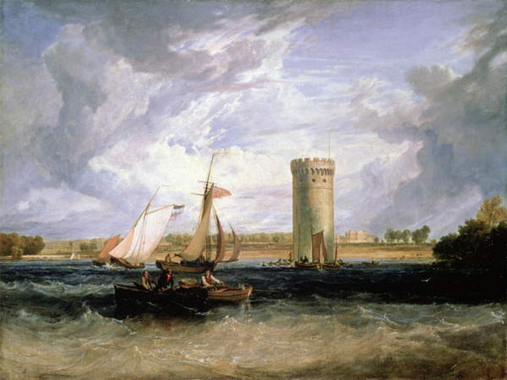 Detail of Tabley, the Seat of Sir J.F. Leicester Bt.: Windy Day by Joseph Mallord William Turner