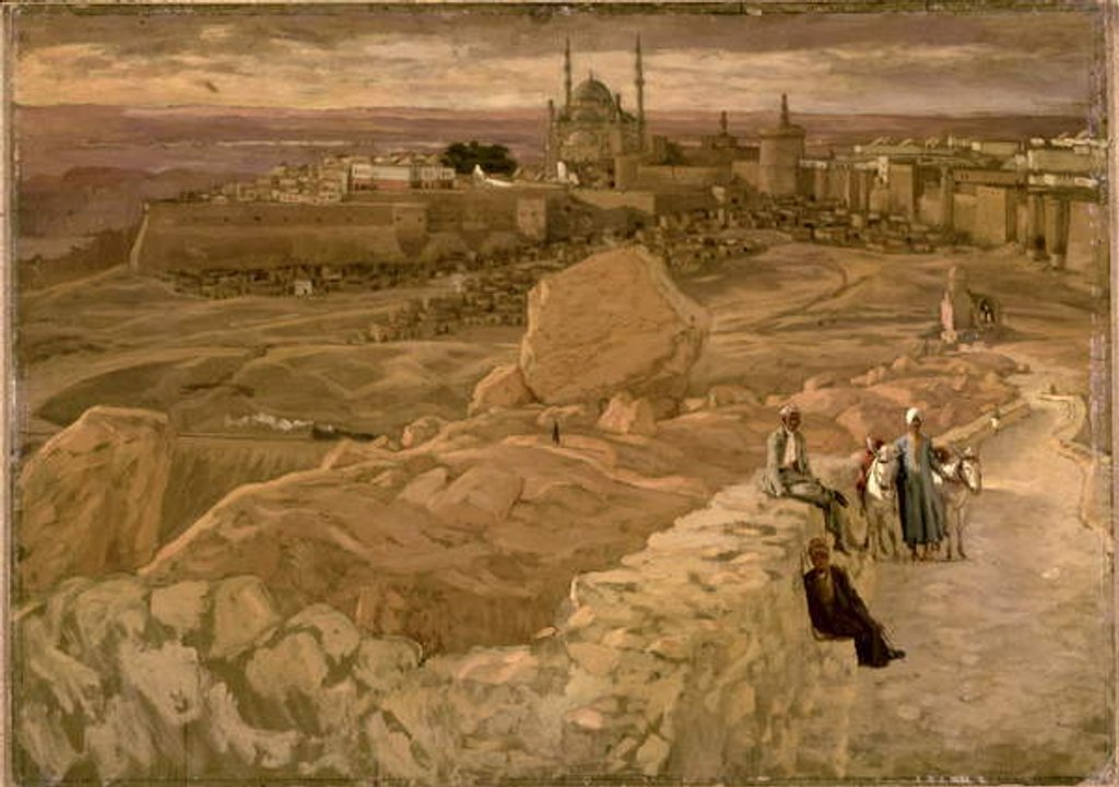 The Citadel, Cairo, seen from the Mokattam looking south east, c.1886-96 by James Jacques Joseph Tissot