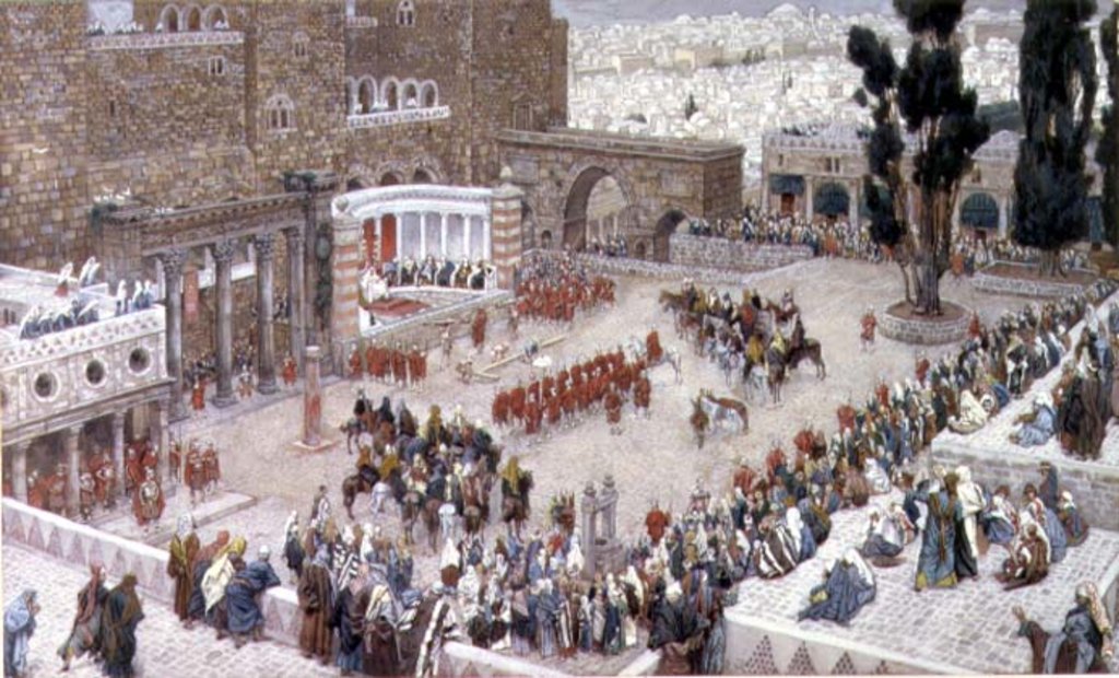 Detail of The Forum of Jerusalem as Seen From Above by James Jacques Joseph Tissot