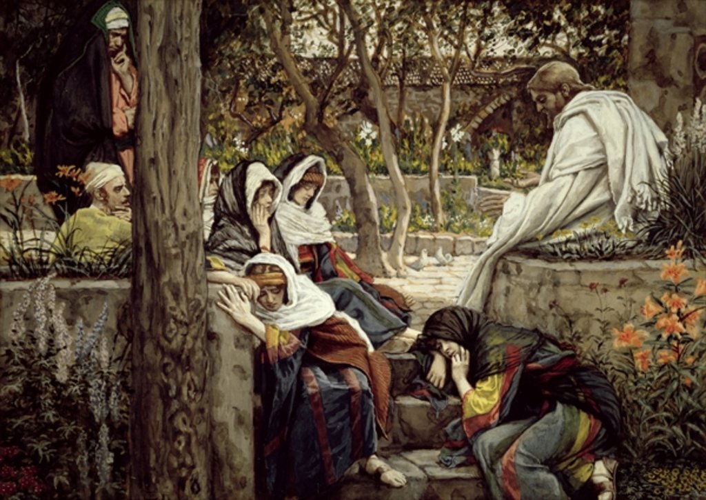Detail of Jesus at Bethany by James Jacques Joseph Tissot