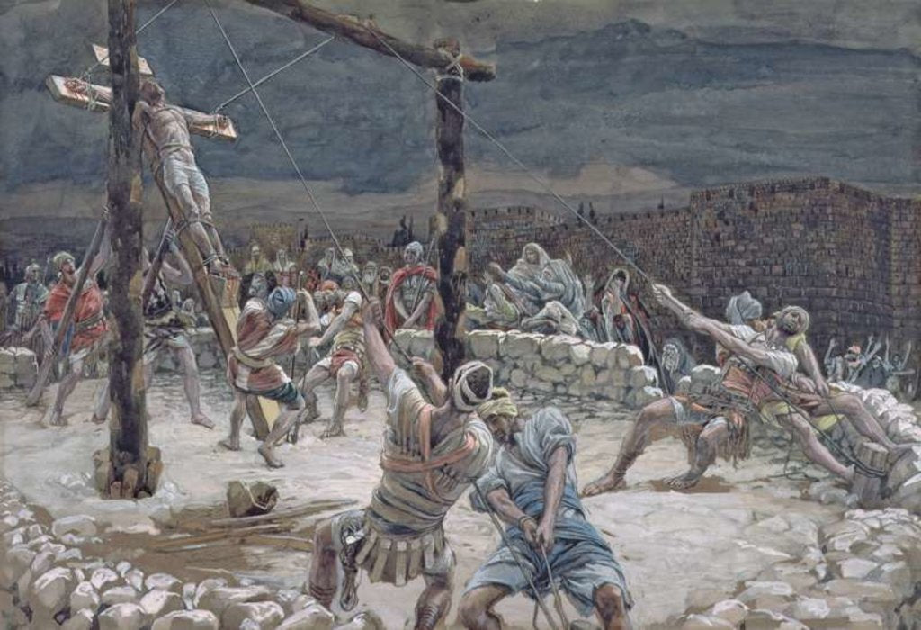 Detail of The Raising of the Cross by James Jacques Joseph Tissot