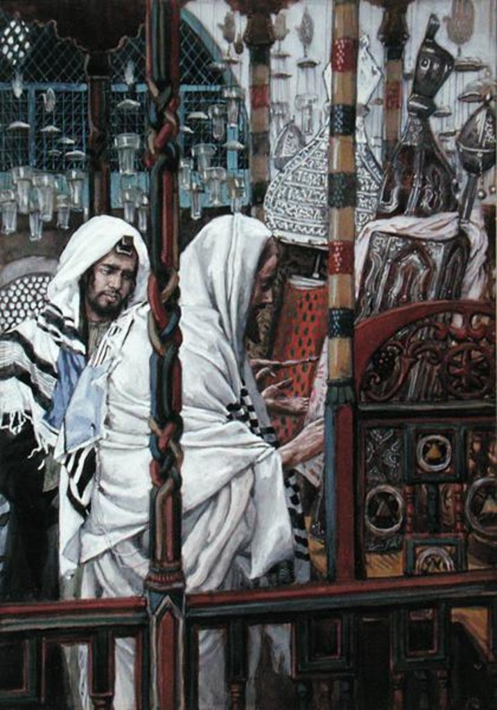 Detail of Jesus Teaching in the Synagogue by James Jacques Joseph Tissot