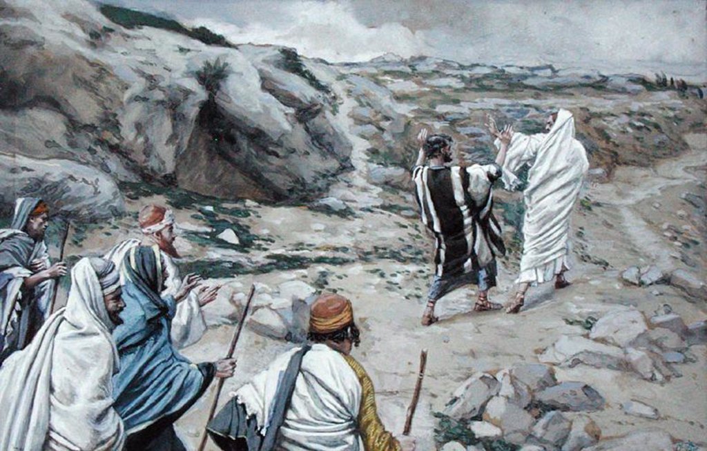 Detail of Get Thee Behind Me, Satan by James Jacques Joseph Tissot
