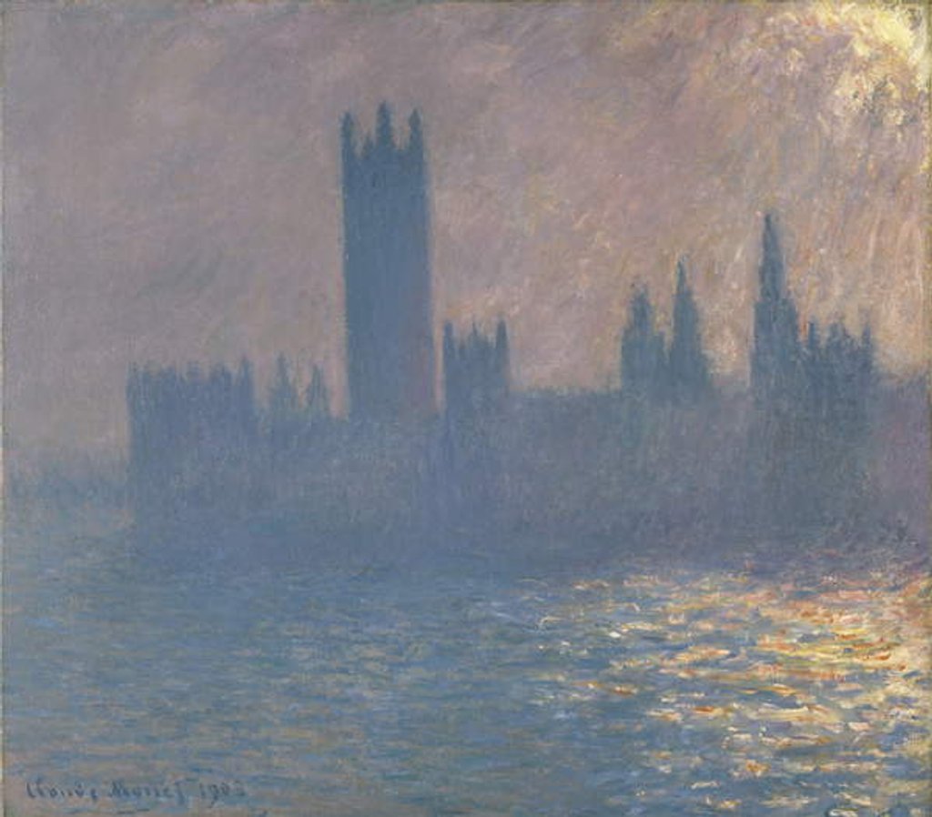 Detail of Houses of Parliament, Effect of Sunlight, 1903 by Claude Monet