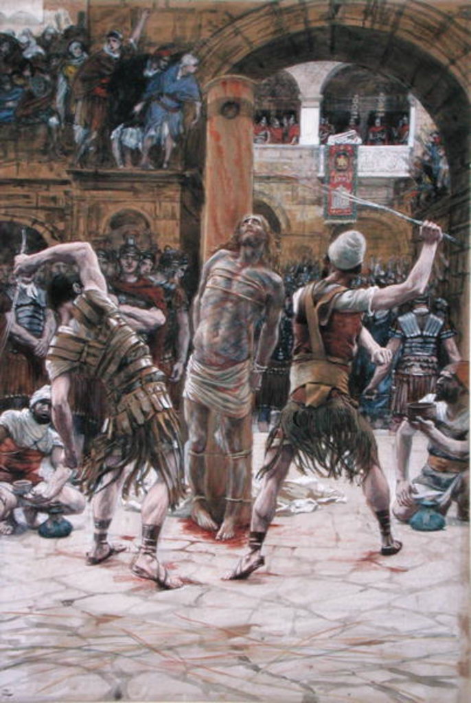 Detail of The Scourging by James Jacques Joseph Tissot