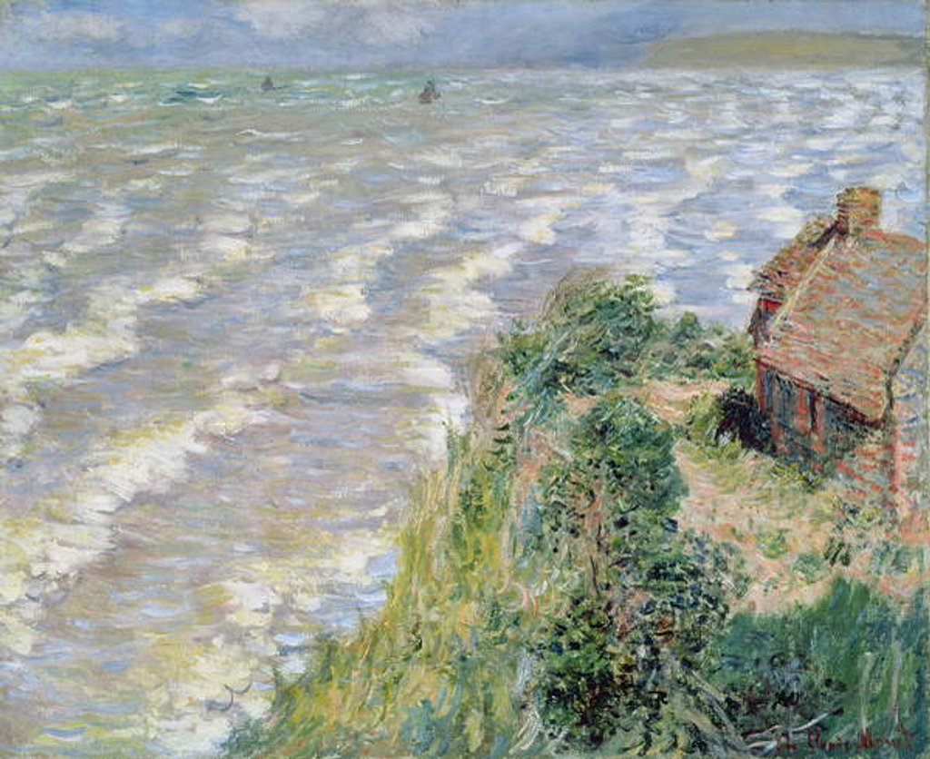 Detail of Rising Tide at Pourville, 1882 by Claude Monet