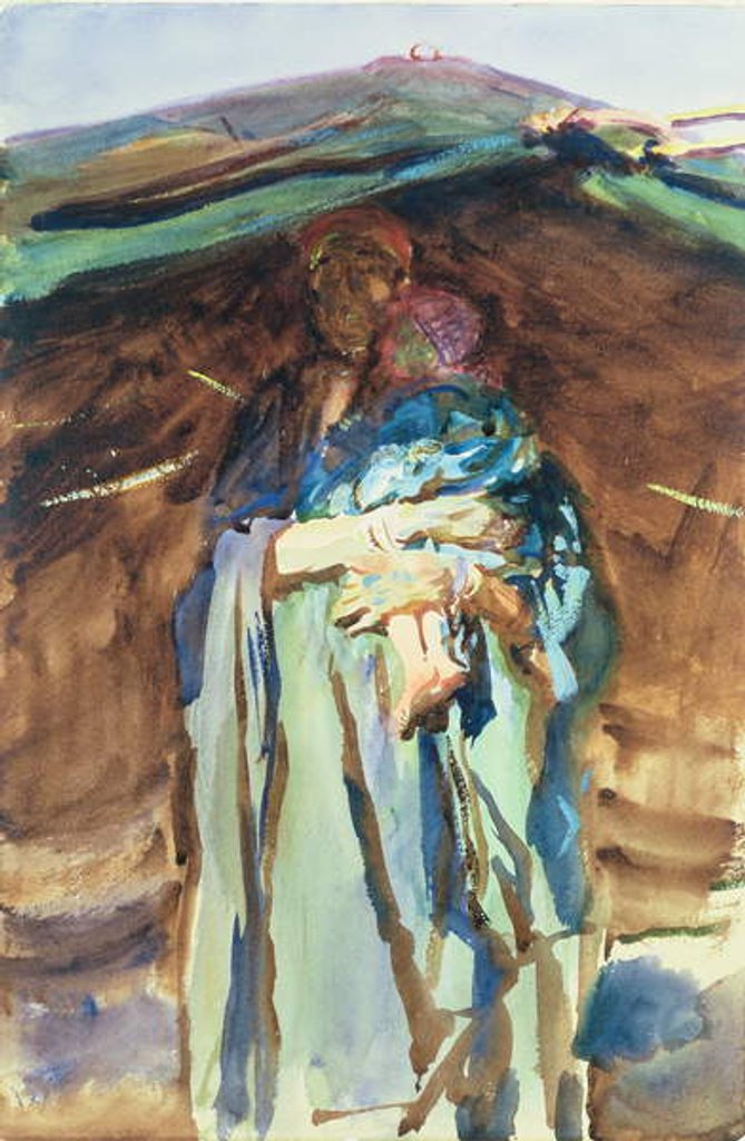 Detail of Bedouin Mother by John Singer Sargent