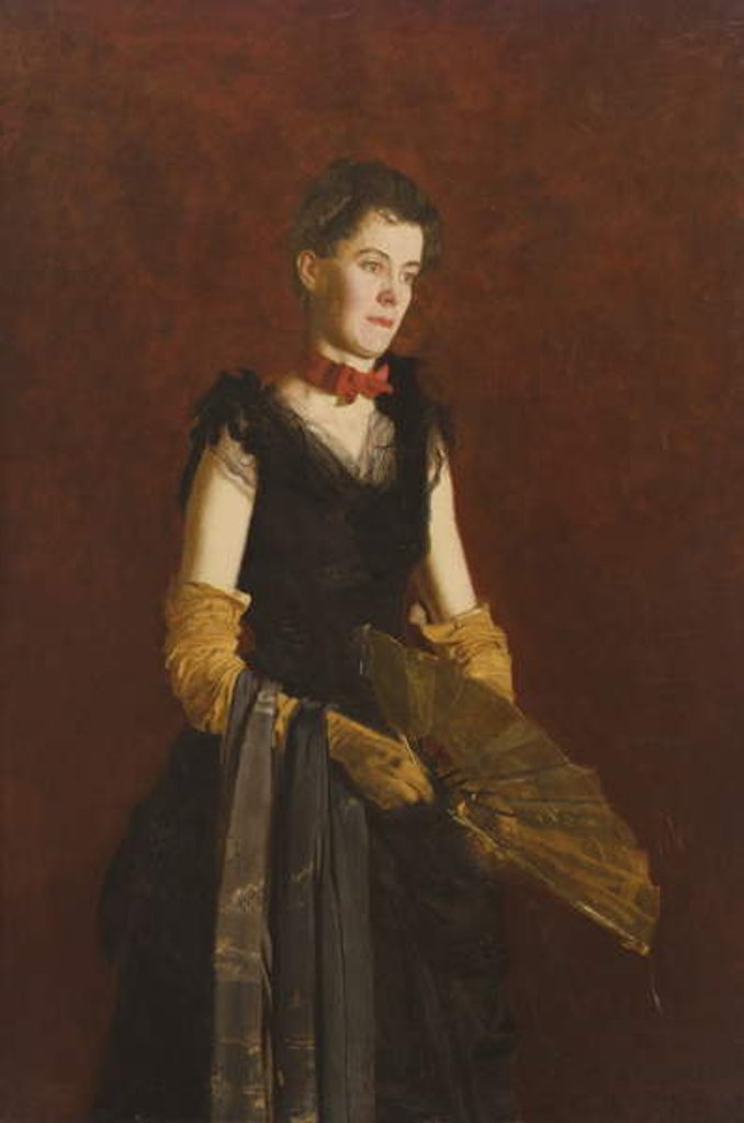 Detail of Letitia Wilson Jordan, 1888 by Thomas Cowperthwait Eakins