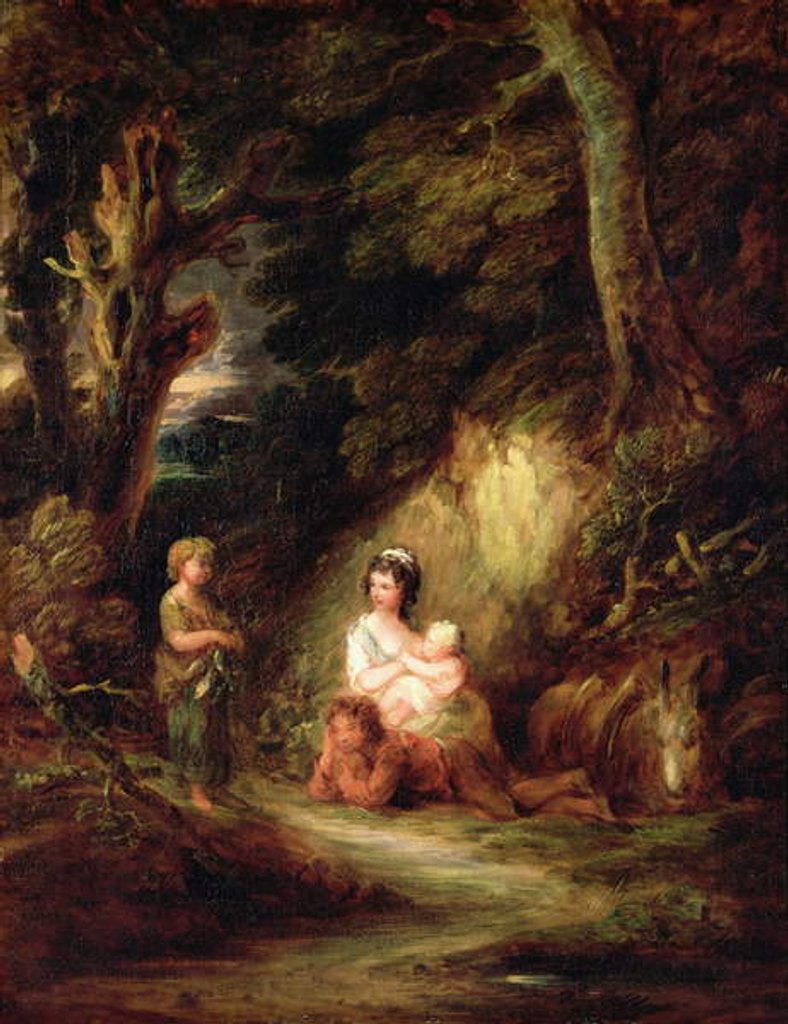 Detail of Gypsy Encampment, c.1788-92 by Gainsborough Dupont