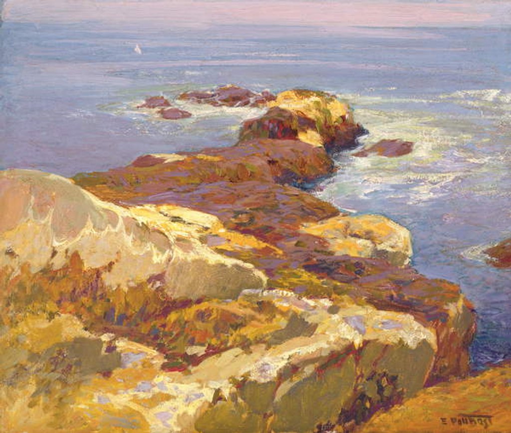 Detail of Rocks and Sea by Edward Henry Potthast