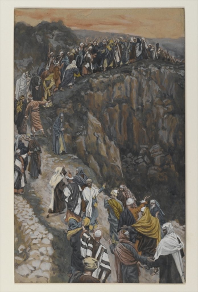 Detail of The Brow of the Hill near Nazareth by James Jacques Joseph Tissot