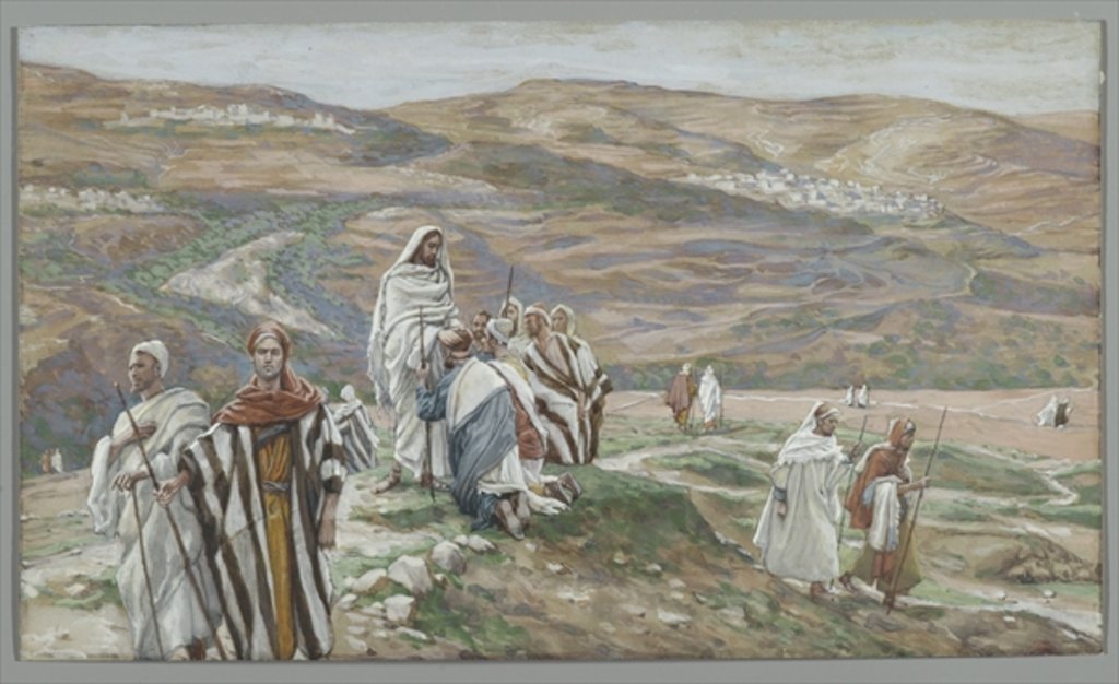 Detail of He Sent them out Two by Two by James Jacques Joseph Tissot