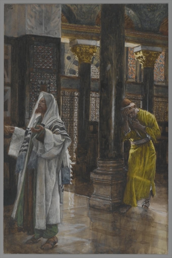 Detail of The Pharisee and the Publican by James Jacques Joseph Tissot