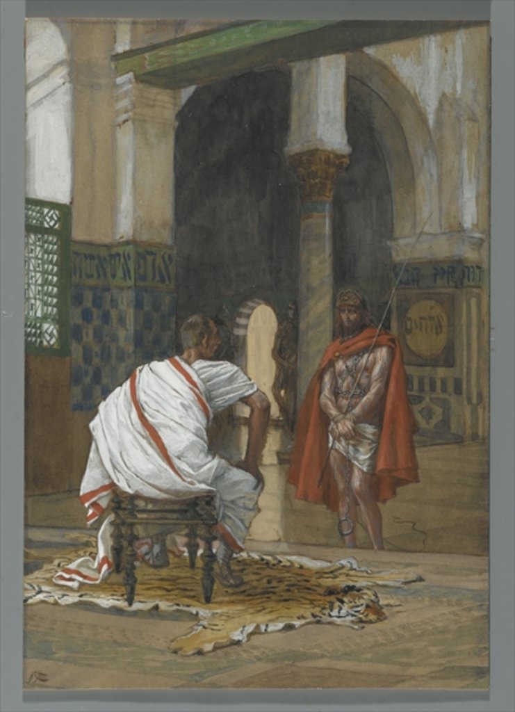 Detail of Jesus Before Pilate by James Jacques Joseph Tissot
