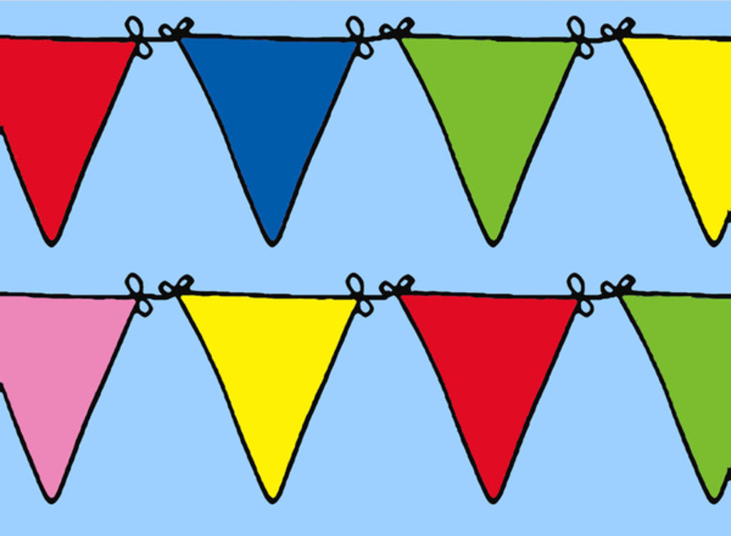 Detail of Bunting, 2016 by Sarah Thompson-Engels