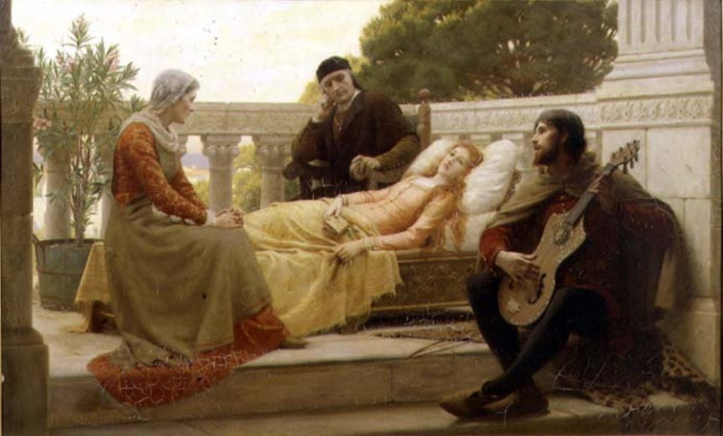 Detail of How Liza Loved the King, 1890 by Edmund Blair Leighton