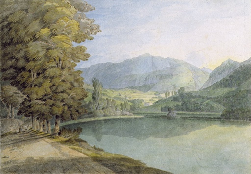 Detail of Rydal Water by Francis Towne