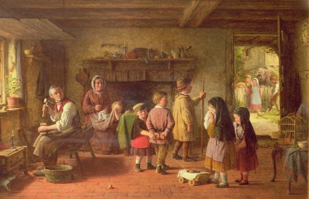 Detail of Early Sorrow by Frederick Daniel Hardy