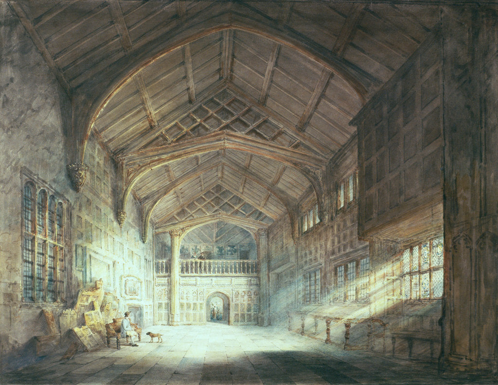 Detail of Mitton Hall, Lancashire by Joseph Mallord William Turner