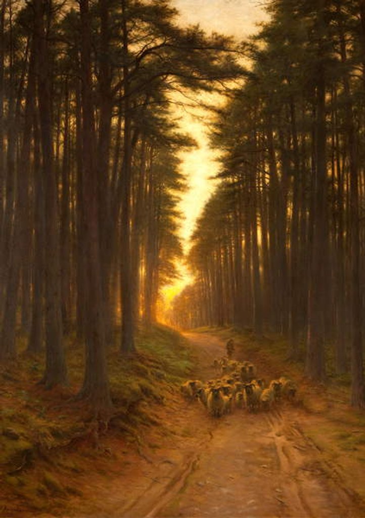 Detail of Now Came Still Evening On, c.1905 by Joseph Farquharson