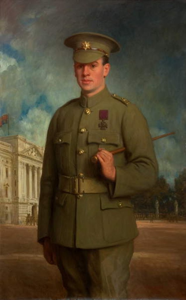 Detail of Private Thomas Whitham, VC, 1918 by Isaac Cooke