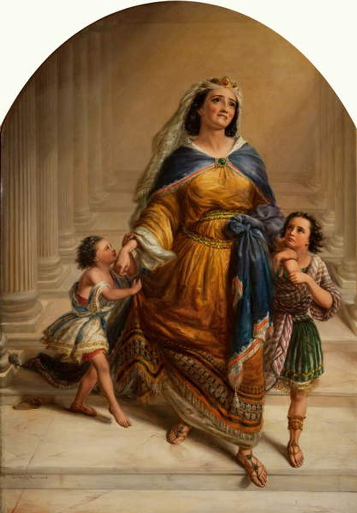 Detail of Mariamne, Wife of King Herod, and her Children going to their Execution, 1868 by Edward William John Hopley