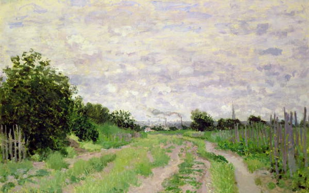 Detail of Landscape by Claude Monet