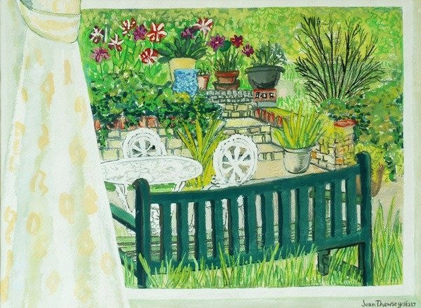 Detail of Cynthia's Garden by Joan Thewsey