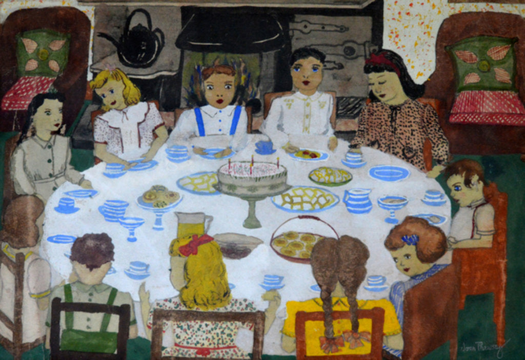 Detail of Children's Party, 1947 by Joan Thewsey