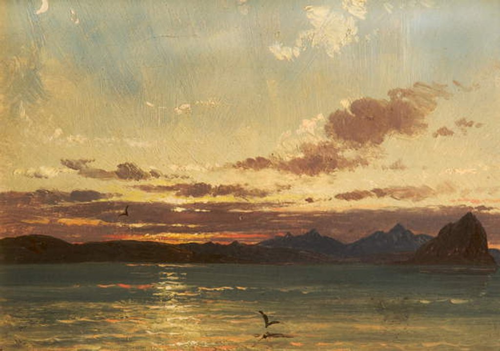 Detail of Isle of Arran, c.1840-75 by James Francis Danby