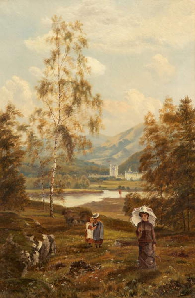Detail of A Distant View of Balmoral by Theodore Hines