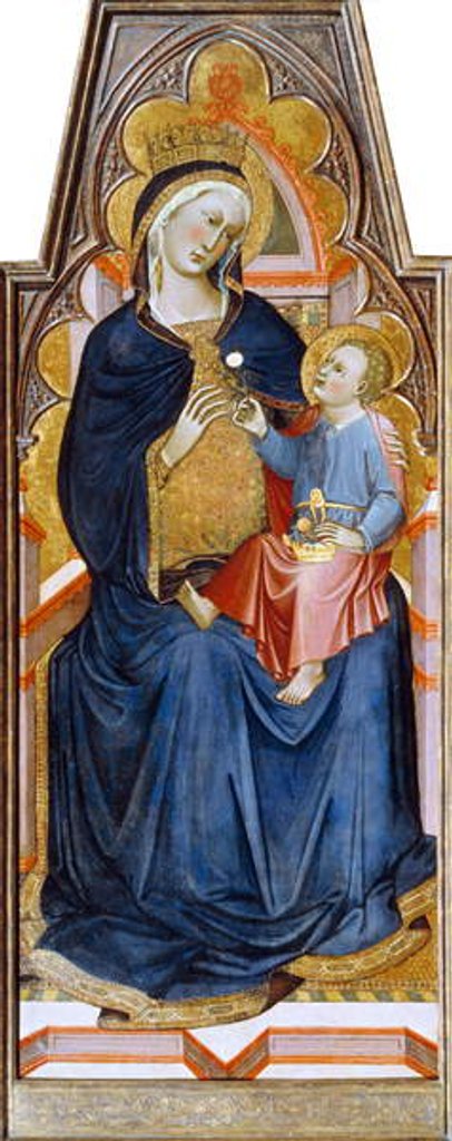 Detail of Madonna and Child, 1387 by Niccolo di Buonaccorso