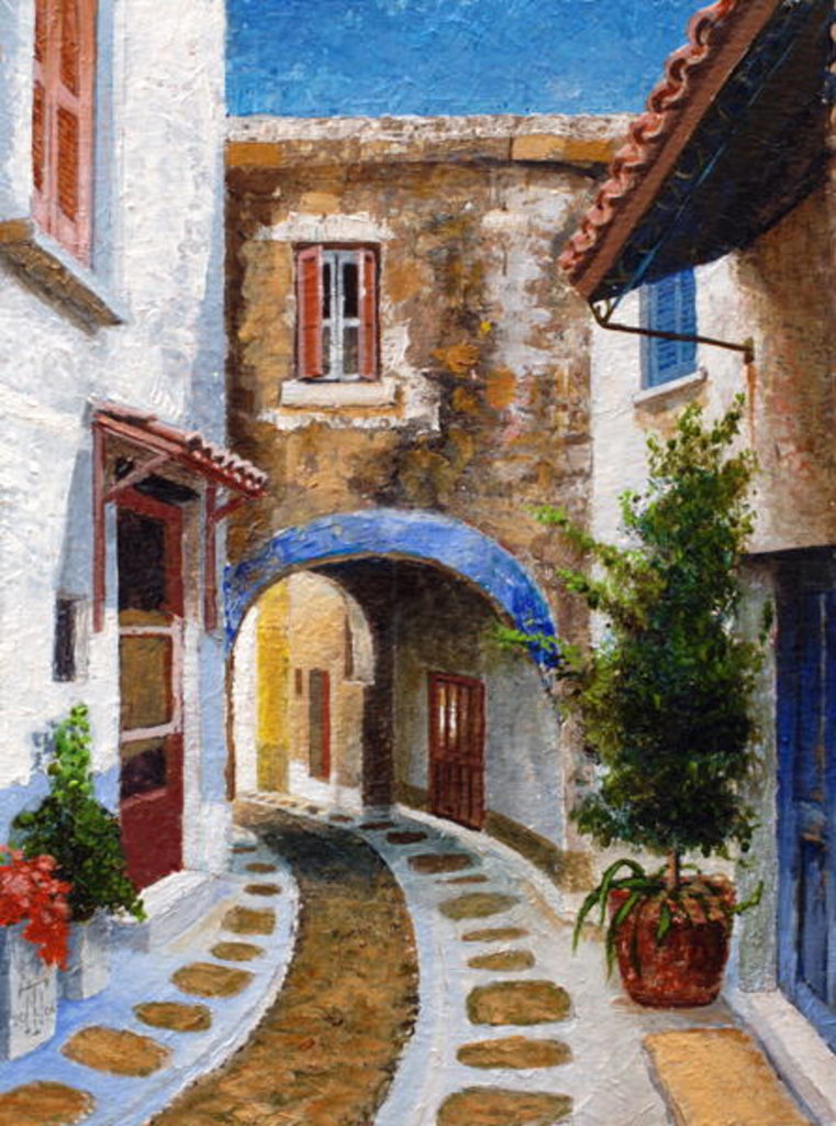 Detail of Lefkimi, Corfu, 2006 by Trevor Neal