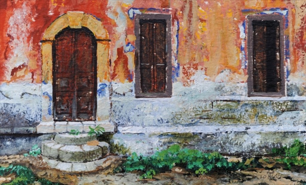 Detail of Doorway, Corfu, 2006 by Trevor Neal