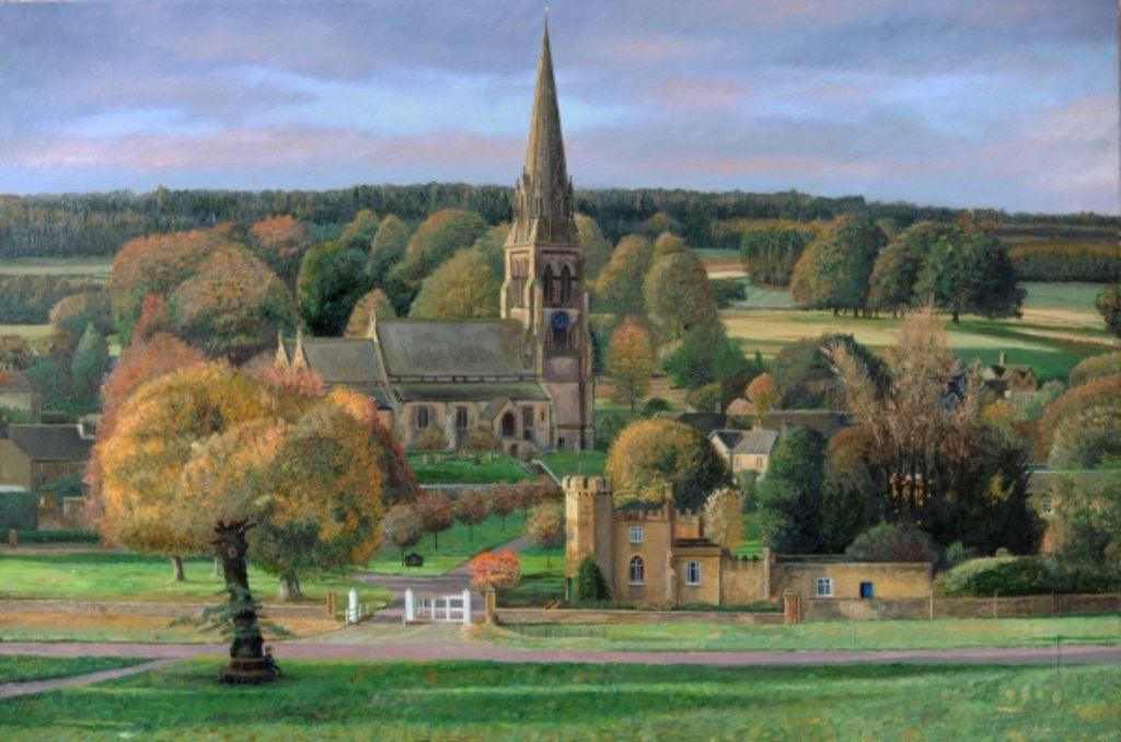Detail of Edensor, Chatsworth Park, Derbyshire, 2009 by Trevor Neal