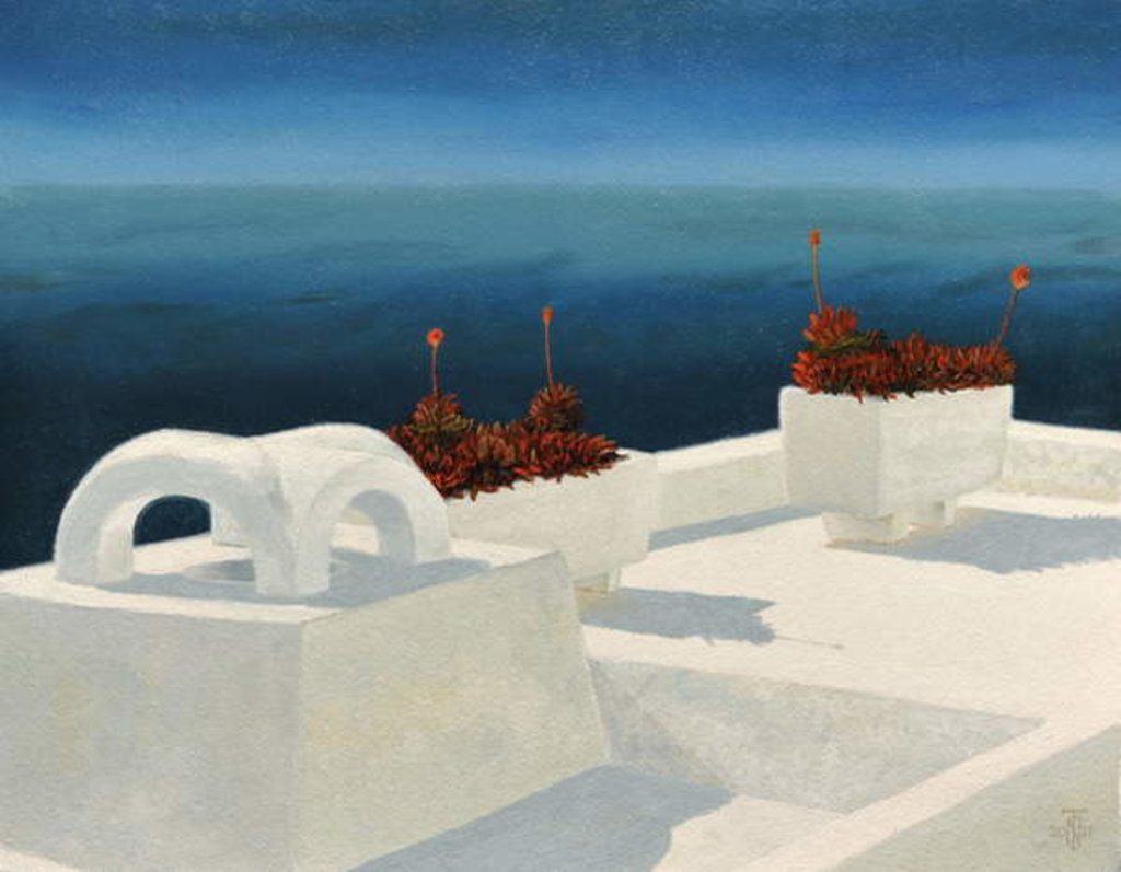 Detail of Santorini 5, 2010 by Trevor Neal
