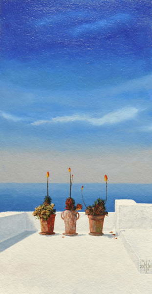 Detail of Santorini 8, 2010 by Trevor Neal