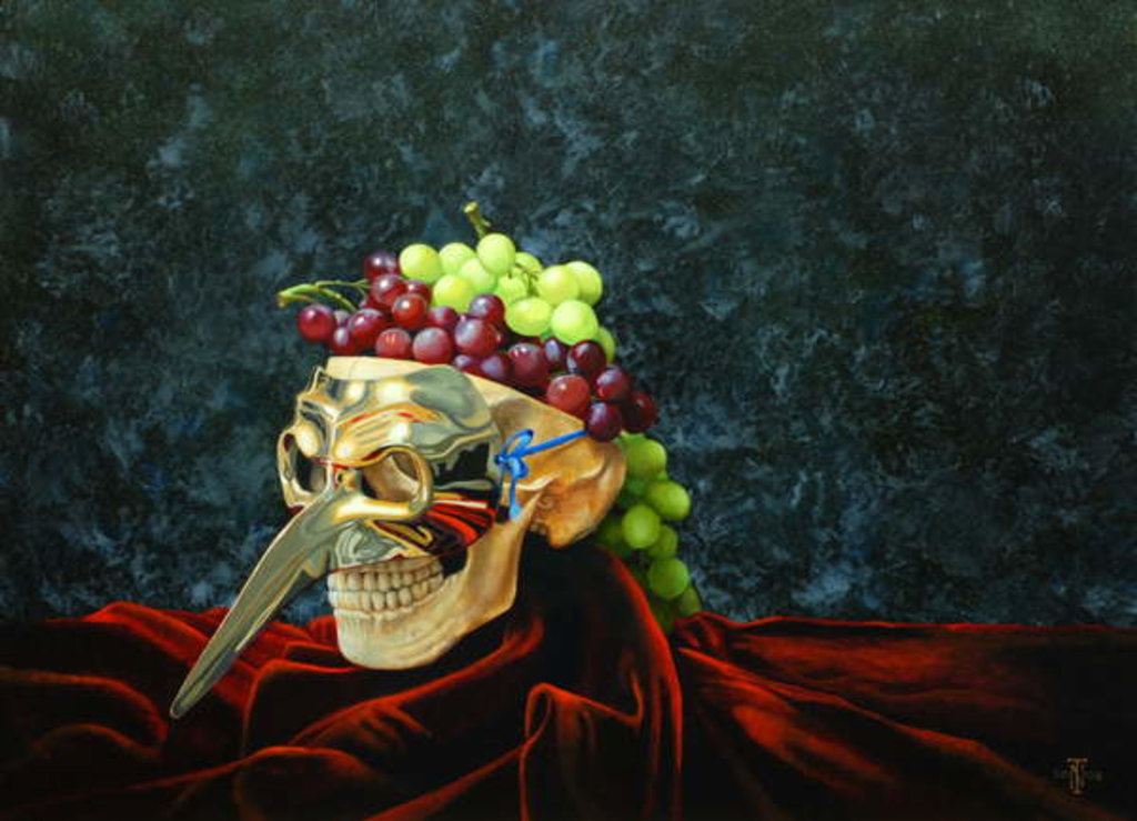 Detail of Skull Head, 2008 by Trevor Neal
